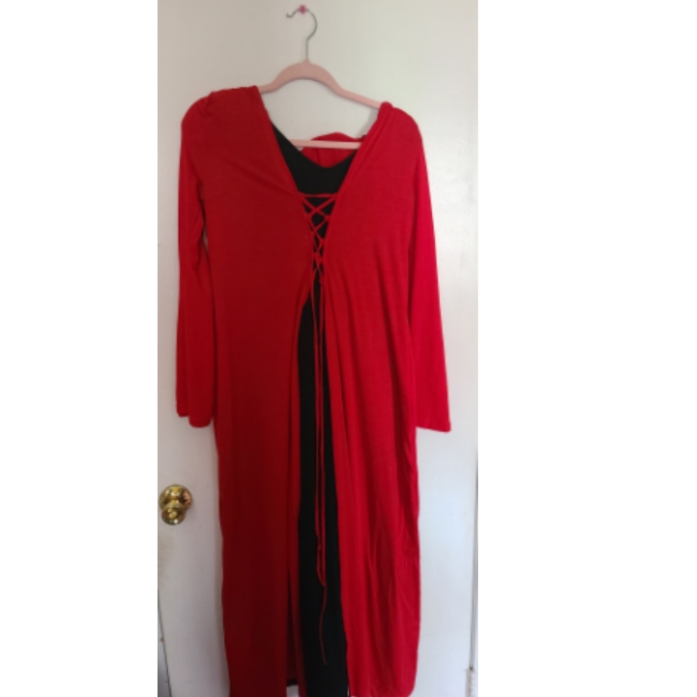 Hooded Robe dress